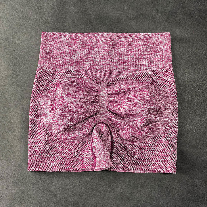 "Dam yoga cykelshorts, hög midja, blå färg, andningsbart tyg, perfekt för träning, utförd i stretchigt material."