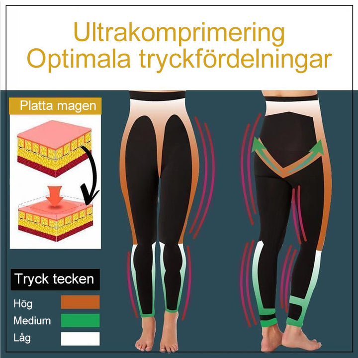 "Dambyxor med fleecefoder, svart färg, smal passform, ultramjuk och värmebevarande för vintervärme."