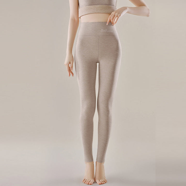 "Damer förtjockade varma leggings, elegant design, smalare look, plyschigt sammet, perfekta för vinter och vardagsbruk."