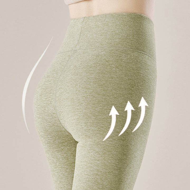 "Damer förtjockade varma leggings, elegant design, smalare look, plyschigt sammet, perfekta för vinter och vardagsbruk."