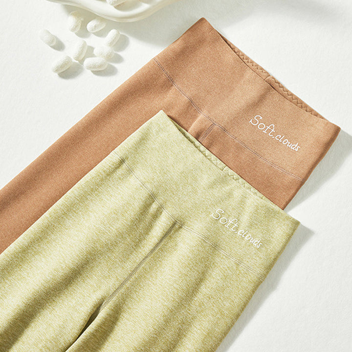 "Damer förtjockade varma leggings, elegant design, smalare look, plyschigt sammet, perfekta för vinter och vardagsbruk."