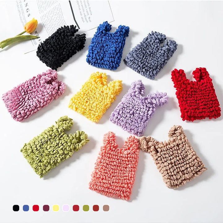 "Damer mobilplånbok med tygrem, rymlig och miljövänlig design i bomull, perfekt för dagligt bruk och resor."