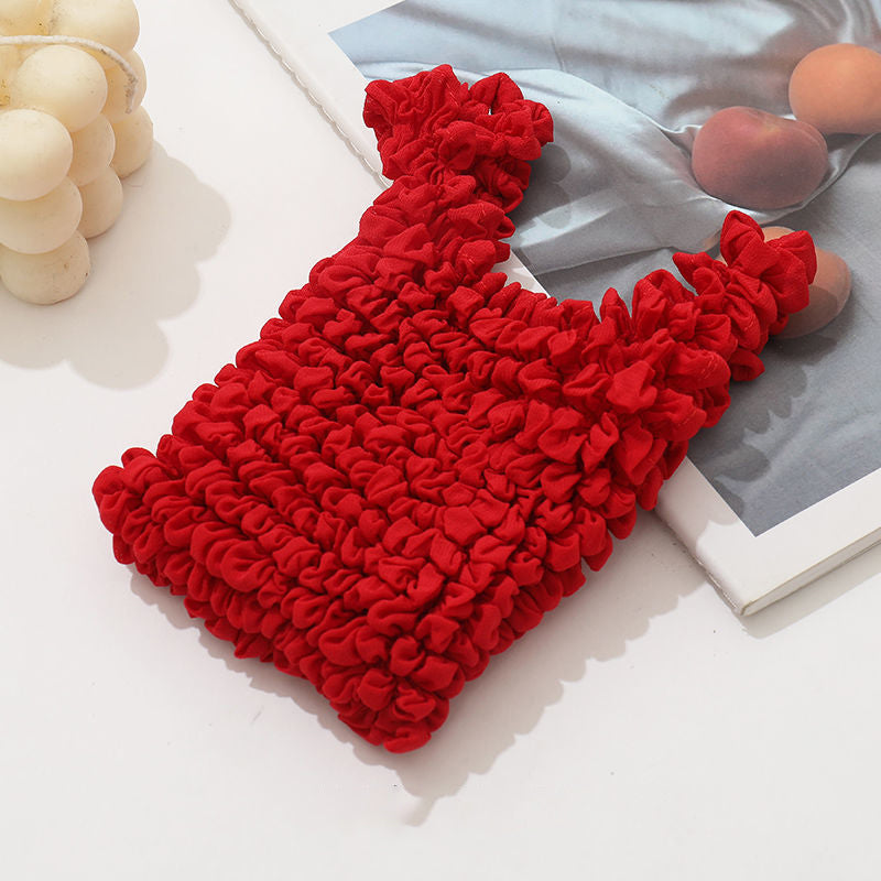 "Damer mobilplånbok med tygrem, rymlig och miljövänlig design i bomull, perfekt för dagligt bruk och resor."