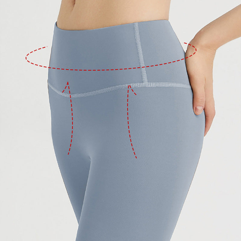 "Damer träningstights hög midja, rumplyftande och texturerad design, perfekt för yoga och gymträning, svart färg."