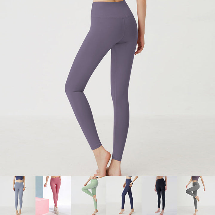 "Damer träningstights hög midja, rumplyftande och texturerad design, perfekt för yoga och gymträning, svart färg."