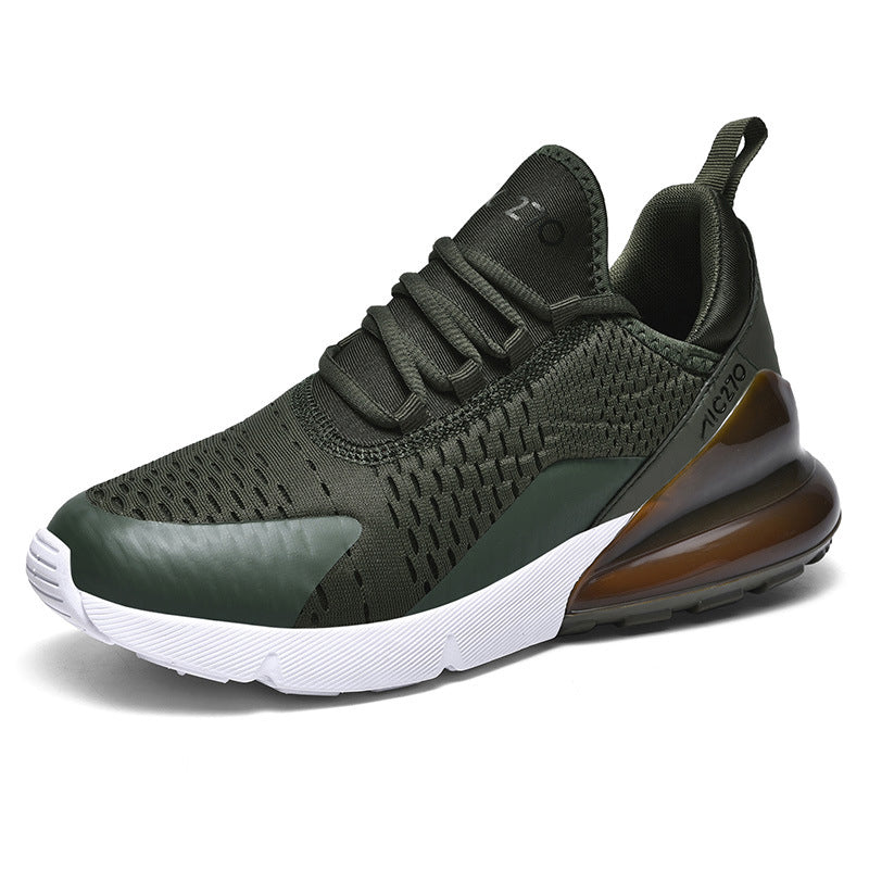 "Damsneakers sommar mesh luftkudde sula, vit och rosa; lätt, andas material, snygg design, perfekt för aktiv livsstil."