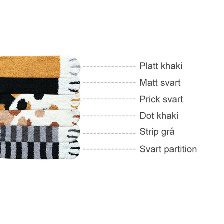 "Damsockor med kattklo-mönster, lekfull design, svart och grå, mjuk passform, bekväma och andningsbara tillbehör."