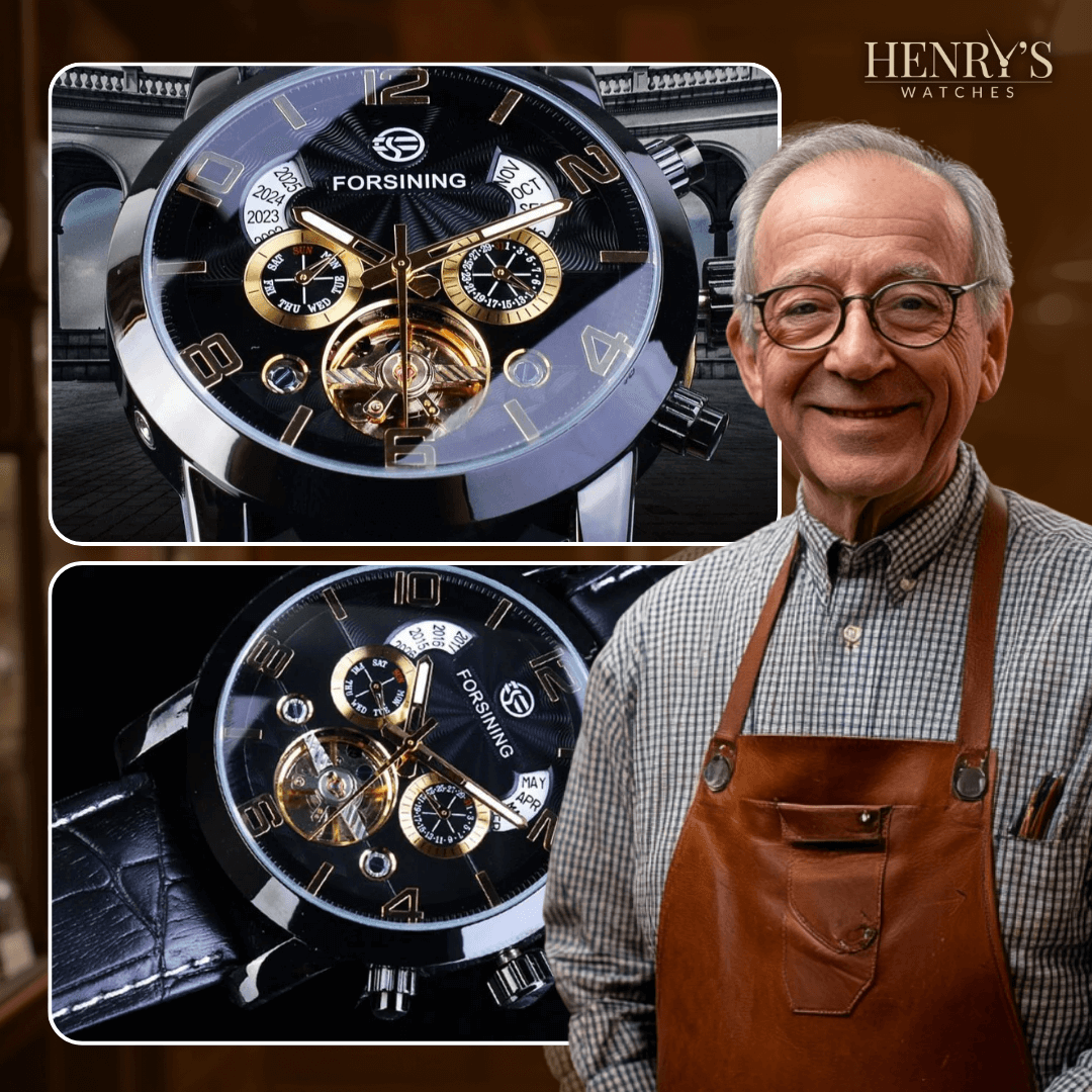 Lyxig Tourbillon Automatisk Mekanisk Klocka