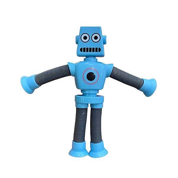 "Deformerbar robotleksak med sugkopp, färgglad design, flexibel form, passar barn och tonåringar, pedagogisk leksak."