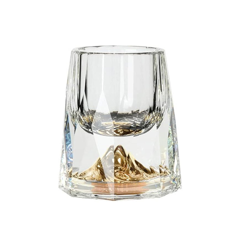 "Diamantformade stamlösa vinglas, elegant regnbågseffekt, stabil bas, högkvalitativa glas för hem och fest"