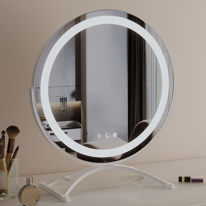 Smart LED sminkspegel med dimbar belysning, touch & 3 ljuslägen. Perfekt sminkbelysning.