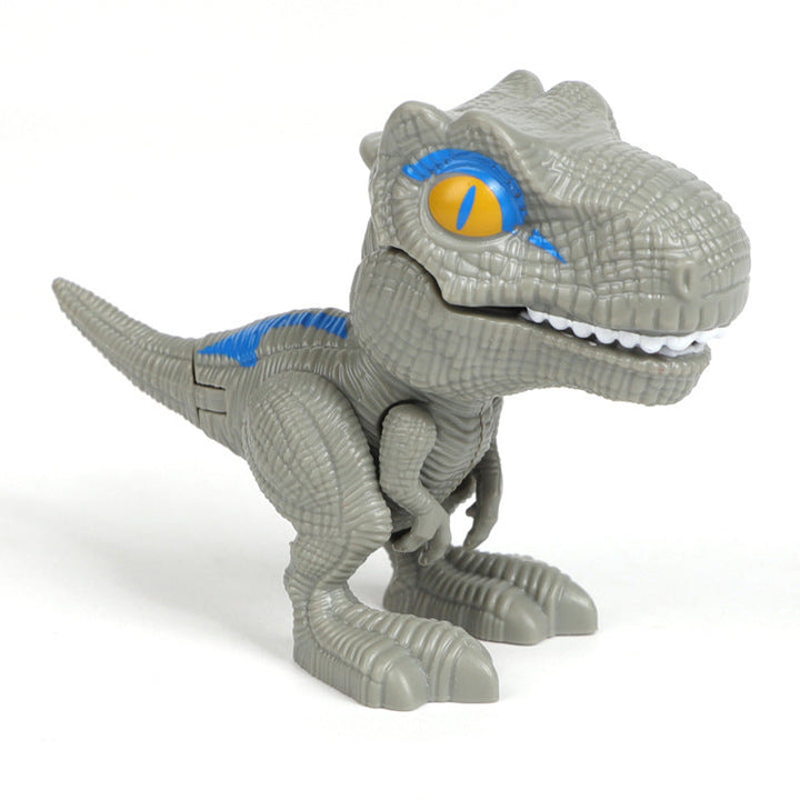 Dinosaurie-fingerdockor i plast för barn, detaljerade och färgglada, idealiska för kreativ lek med Jurassic World-tema.