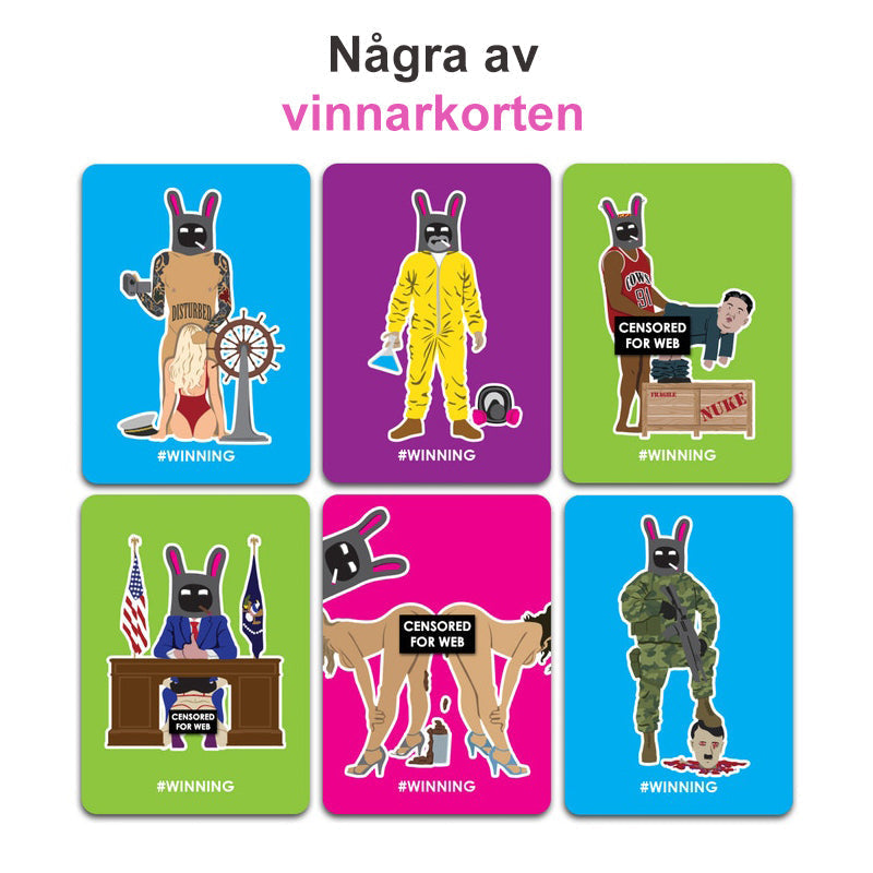 "Disturbed Friends festspel för vuxna med färgglada spelkort och störande frågor, perfekt för roliga spelkvällar."