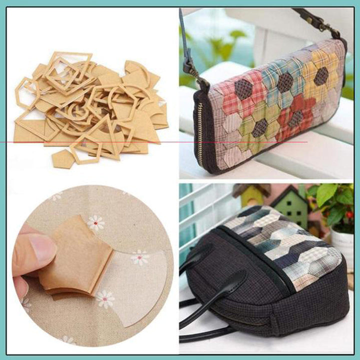 "DIY Mall Set i akryl för quiltning och patchwork, 27 mångsidiga mallar, robust design för skräddarsydda mönster."
