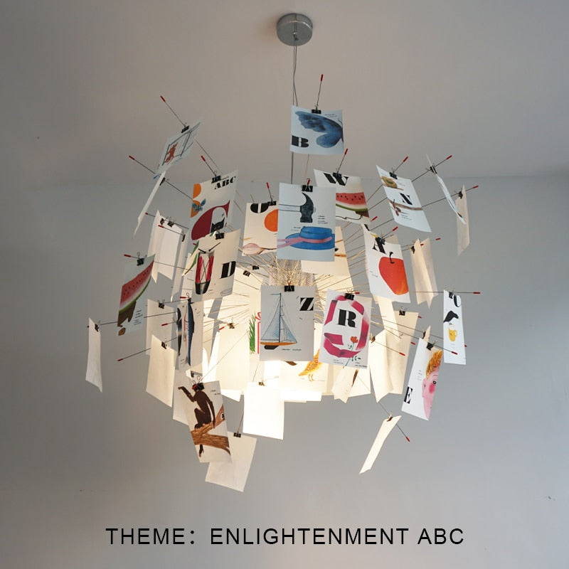 Mångsidig DIY taklampa i modern stil. Anpassningsbar designlampa för olika inredningsbehov.