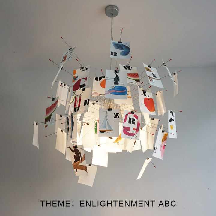 Mångsidig DIY taklampa i modern stil. Anpassningsbar designlampa för olika inredningsbehov.