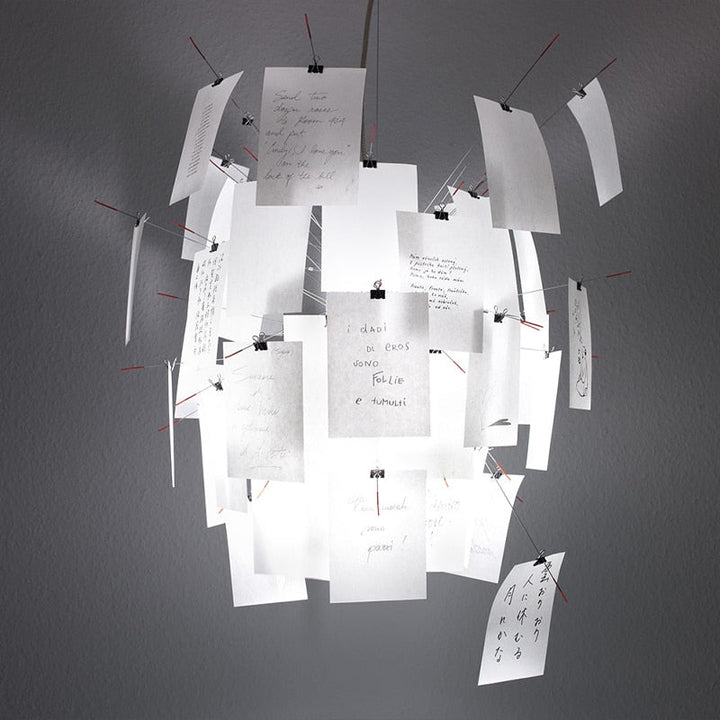 Anpassningsbar DIY taklampa i unik konfiguration. Modern design och belysning för hemmet.