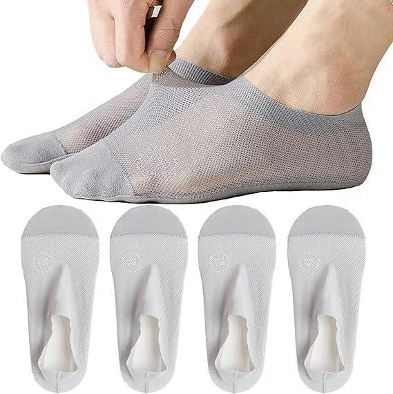 Lågskurna dolda strumpor i kammat bomull. Unisex & halkfria för maximal komfort hela dagen.