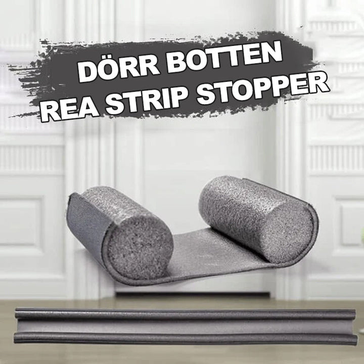 "Dubbelsidig dörrbottentätning för isolering, passar upp till 36 tum. Stoppar drag och damm, lätt att anpassa och installera.