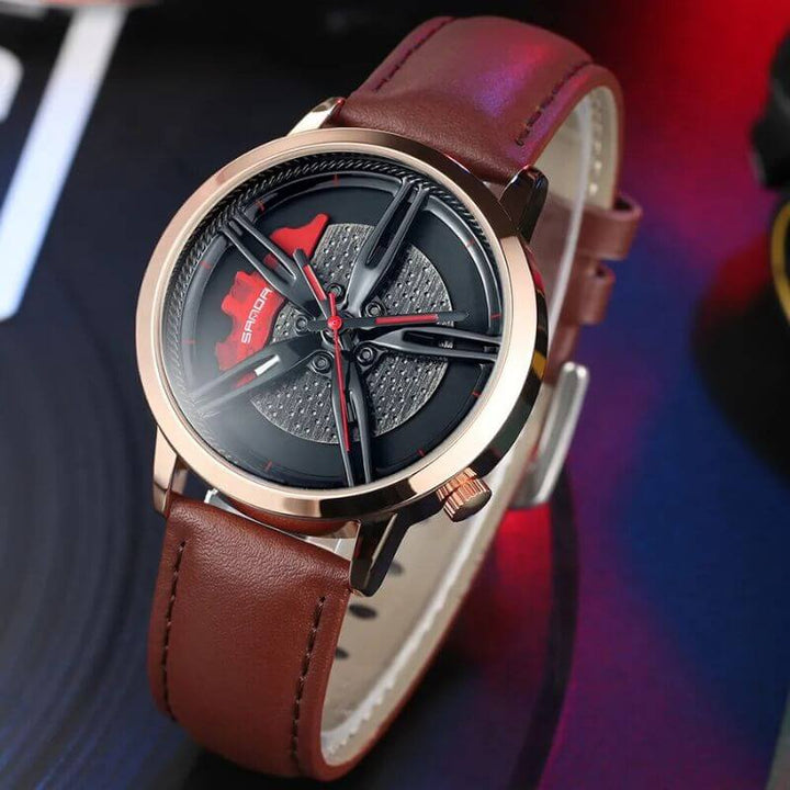 Rotating Hub Dial Quartz