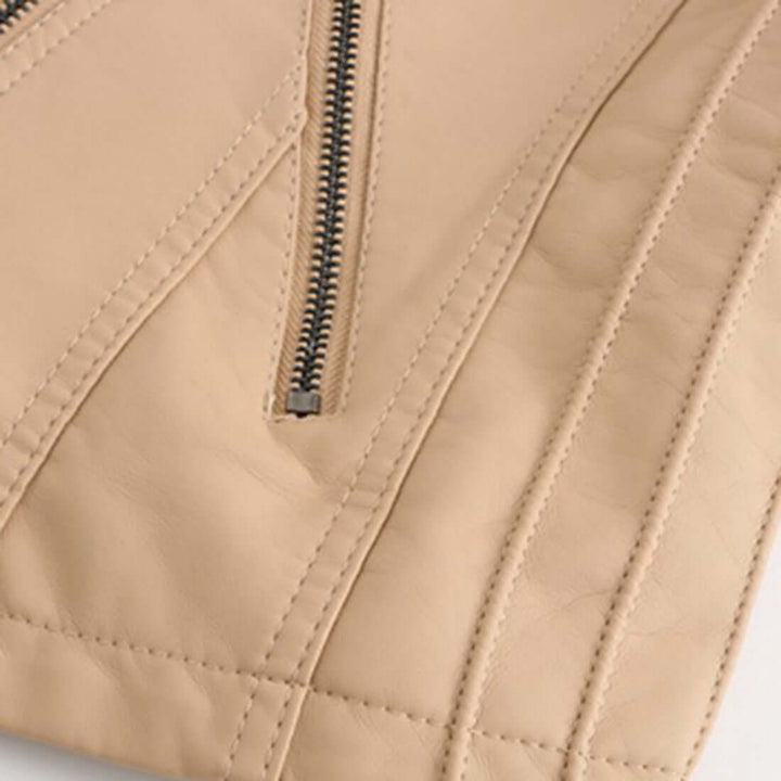 Elegant & Tidlös Skinnjacka för Damer – Stil & Komfort