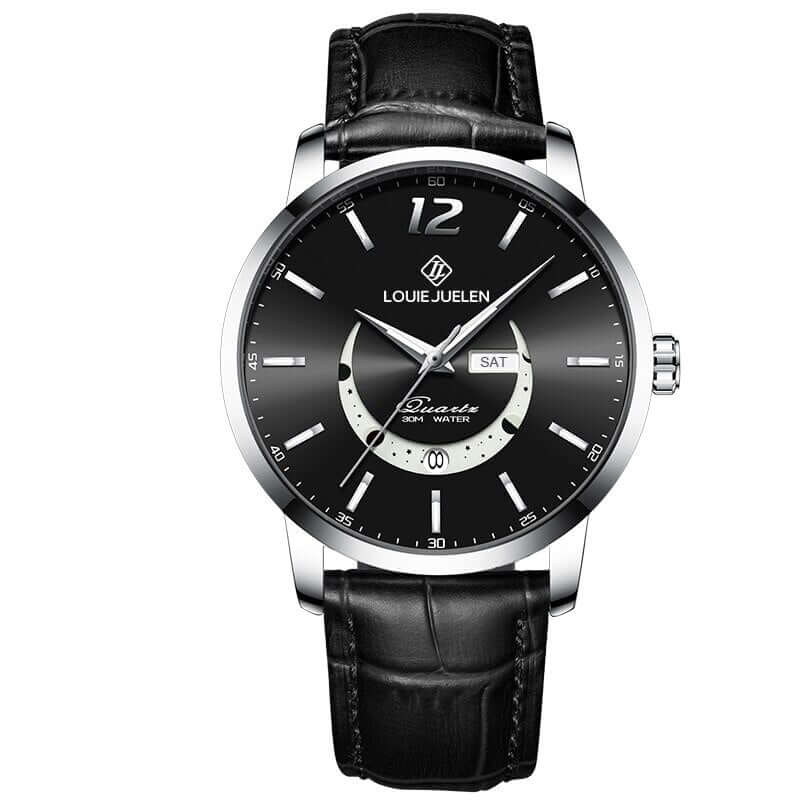 Elegant Luminous Moonphase Klocka