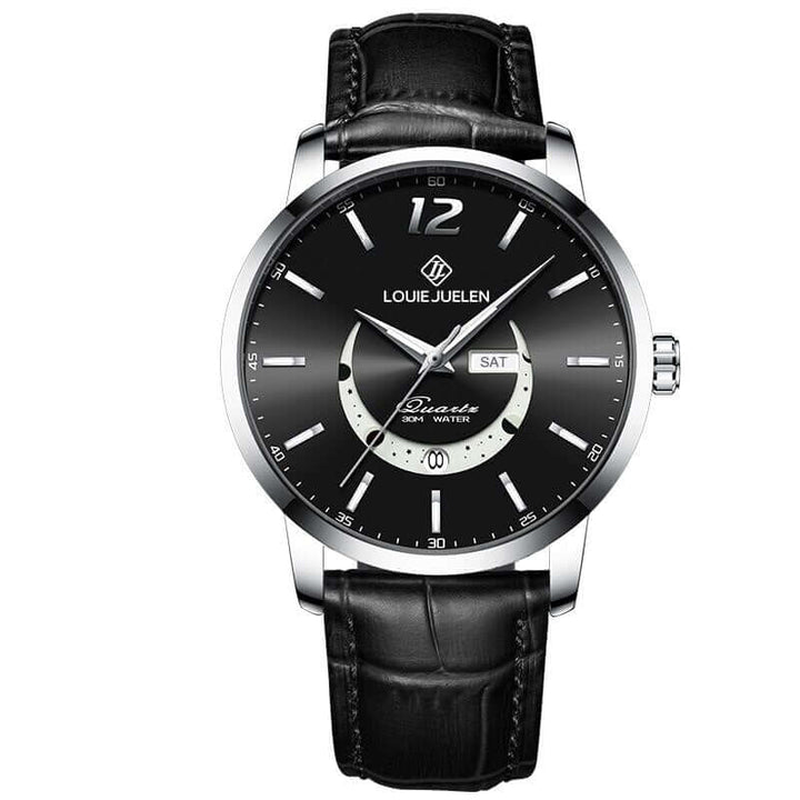 Elegant Luminous Moonphase Klocka