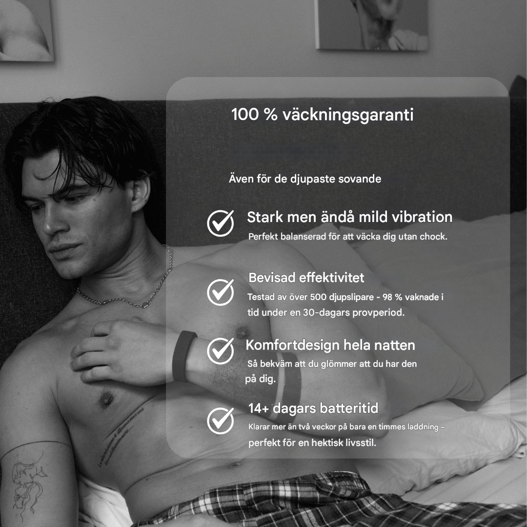 Vibrio Premium Tyst Vibrationsväckarklocka