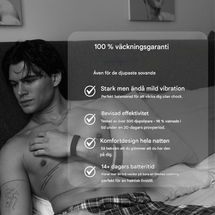 Vibrio Premium Tyst Vibrationsväckarklocka