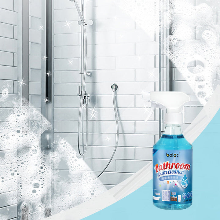 Effektiv badrumsrengöring skum tar bort kalkavlagringar, användarvänlig spray, ger strålande ytor med glans.