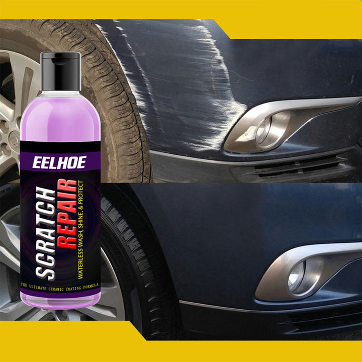 "Effektiv bilreparationsformel, tar bort repor, virvlar, oxidation, återställer lacken till en elegant finish."