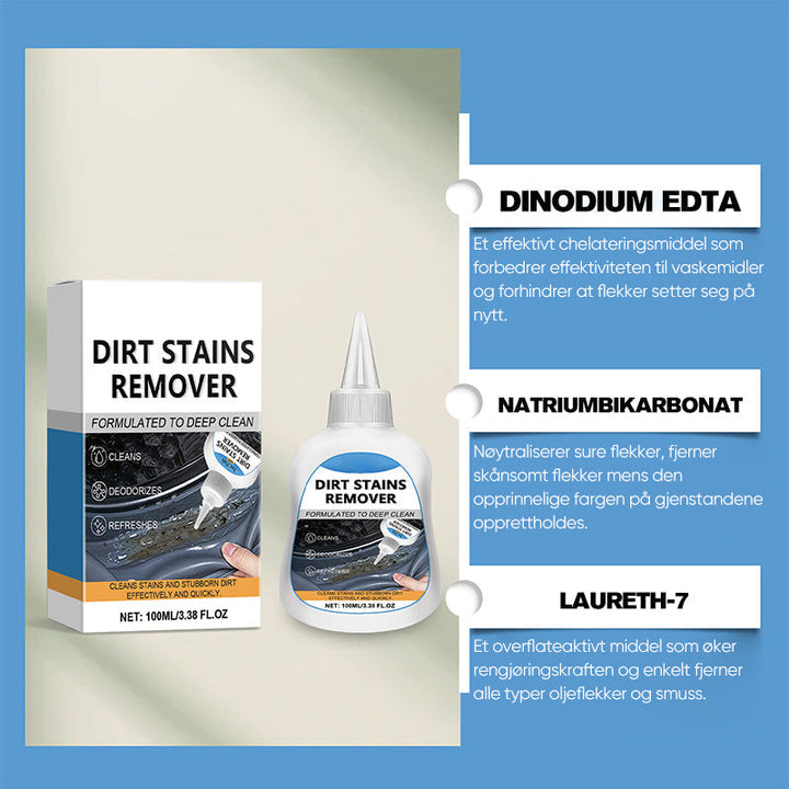 Effektiv Mögelavlägsnargel, tar bort envisa mögelfläckar, klar flaska, vit och grön etikett, 100ml volym.