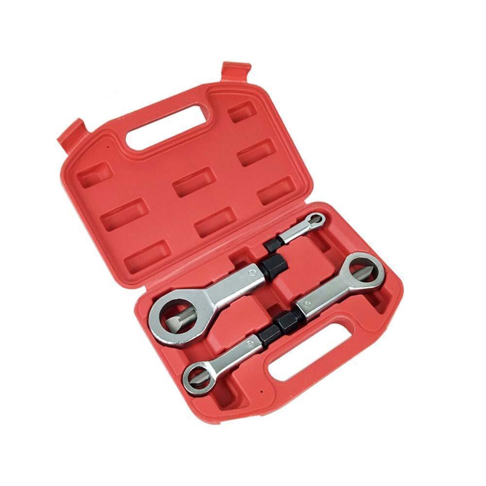 "Effektiv Nut Splitter Pro för rostiga muttrar, kompakt och hållbar design i metall för robust mutteravlägsning."