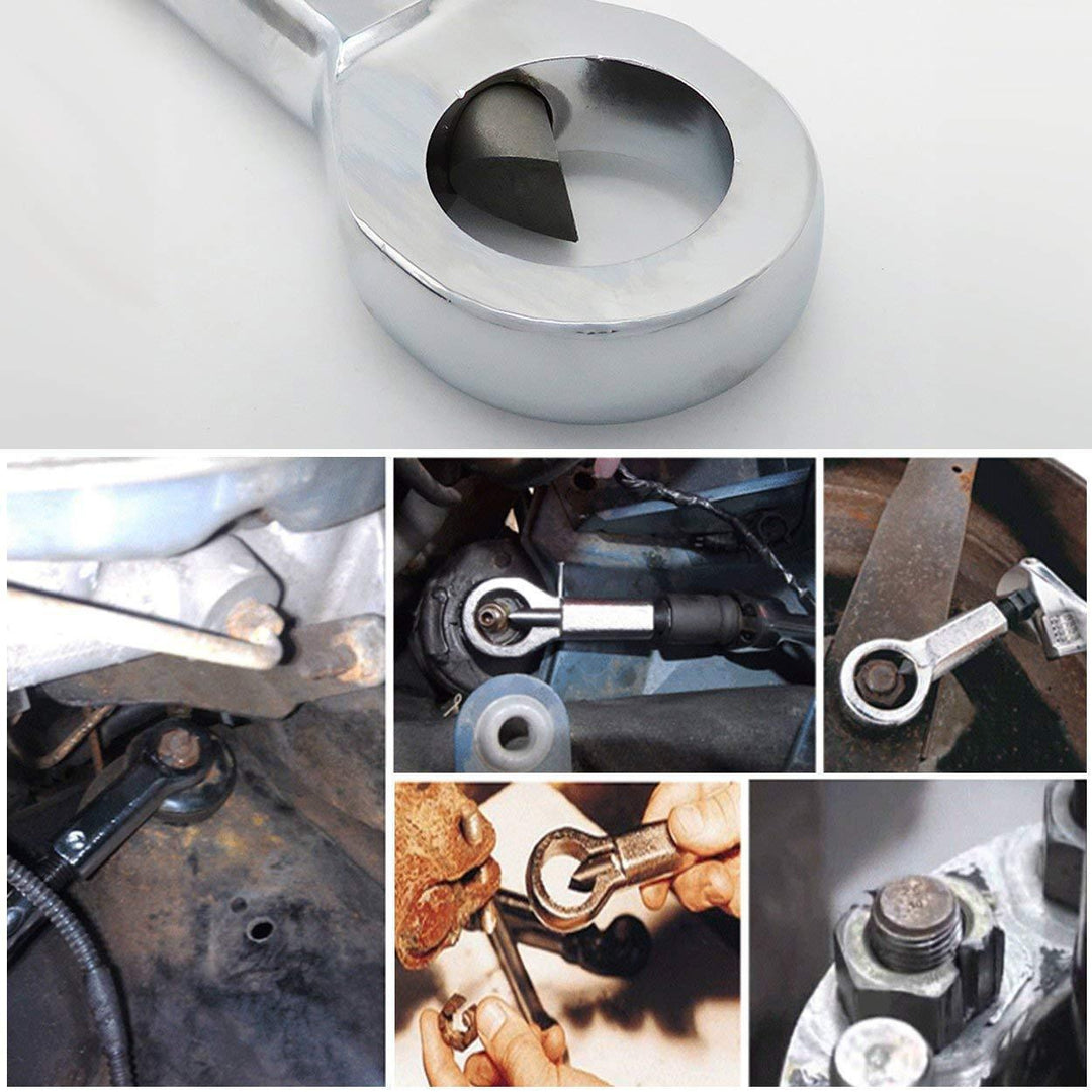 "Effektiv Nut Splitter Pro för rostiga muttrar, kompakt och hållbar design i metall för robust mutteravlägsning."