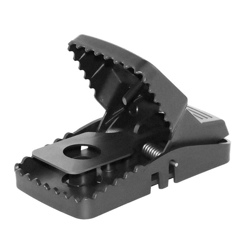 "Effektiv råttfälla i svart plast för säkert hem, enkel användning och hygienisk skadedjursbekämpning."