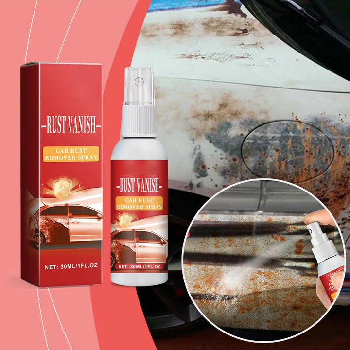 "Effektiv rostborttagningsspray, klar flaska med praktiskt munstycke, för bilar och motorcyklar, skyddande och långvarig."