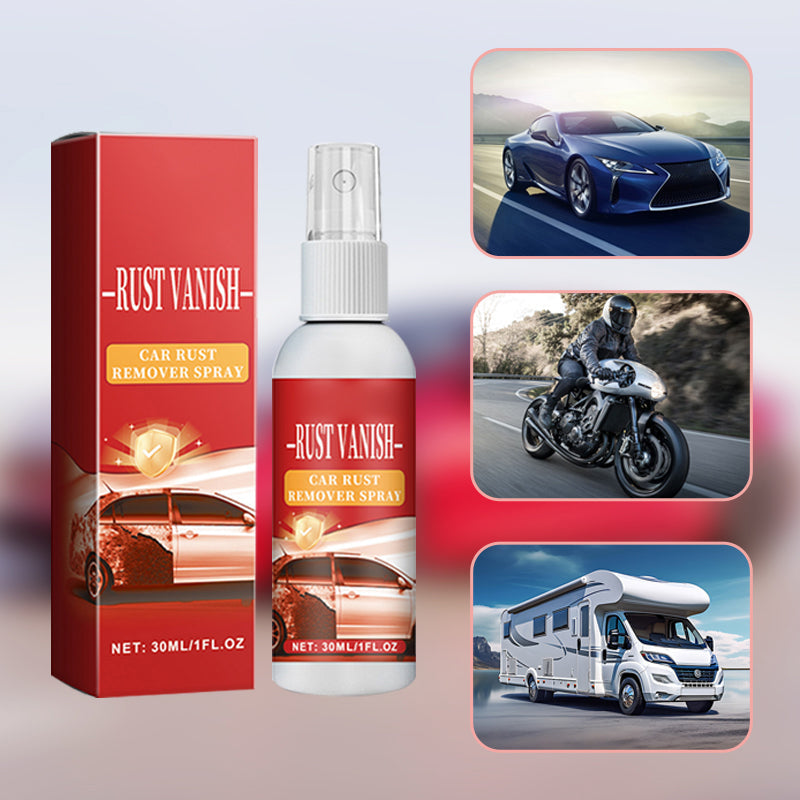 "Effektiv rostborttagningsspray, klar flaska med praktiskt munstycke, för bilar och motorcyklar, skyddande och långvarig."