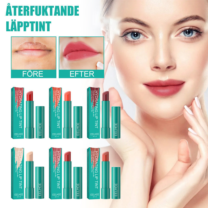 "Elegant 24-timmars fuktgivande läppfärg med naturlig glans, mjuk applikation för alla hudtoner, perfekt skönhetslösning."