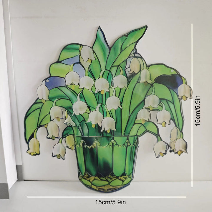 "Elegant akryl solros fönsterdekoration, detaljerad design, naturinspirerade färger, för hem eller bil, stilfull inredning."