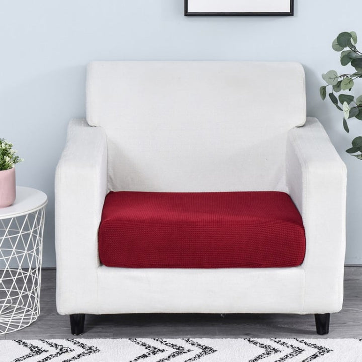 "Elegant avtagbart soffsitsöverdrag i mjuk sammet med modern design, skyddar och förnyar din soffa med stil och komfort."