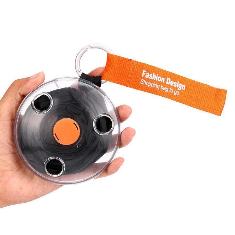 "Elegant bärbar skivväska för resor, shopping; vikbar, hållbar nylon, flera färger, passar kvinnliga accessoarer."