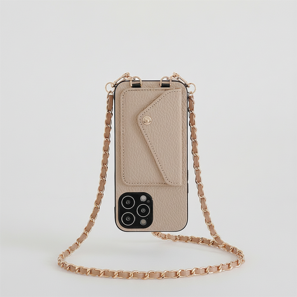 Klassiskt svart iPhone plånboksfodral med kortfack. Slitstarkt PU-läder och säkert magnetlås för fullt skydd.