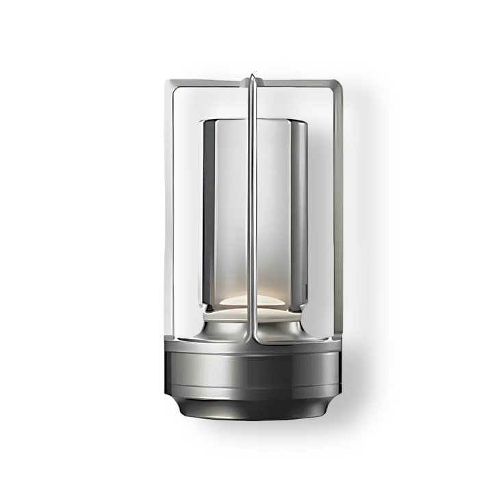 Energieffektiv LED bordslampa, uppladdningsbar. Ger mysig atmosfär, vattentät för altanen.