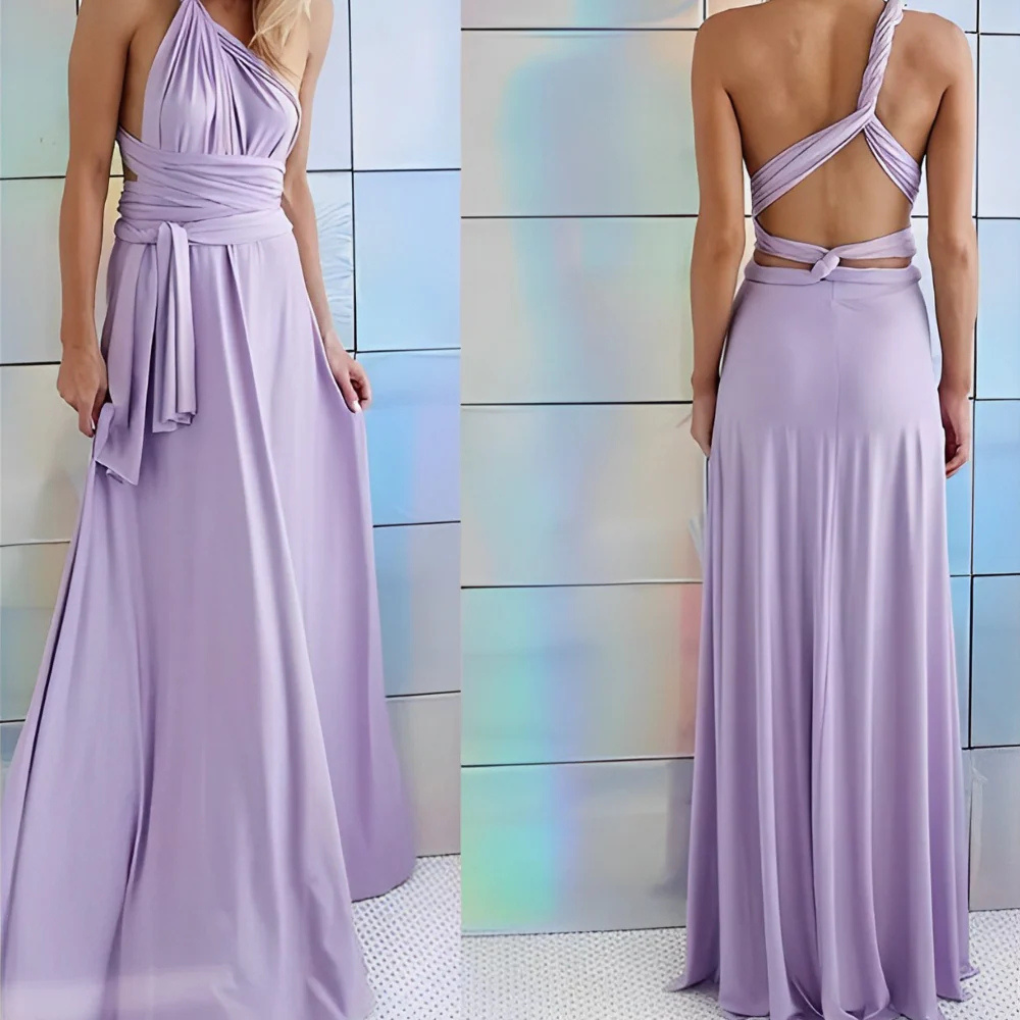 Stilfull maxi-omlottklänning Phoebe för dam, elegant snitt & flowy material.