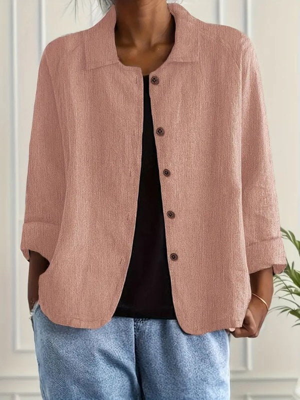 Elegant damblazer med avslappnad passform. Stilren design perfekt för kontoret och vardagsmode.