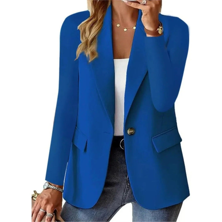 Ny modern damblazer, en elegant kavaj som lyfter vardagsmode. Trendigt ytterplagg för kvinnor.