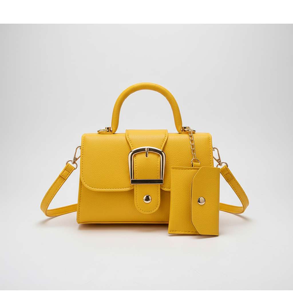 Modern damhandväska med eleganta detaljer, stilfull clutch med justerbar rem.