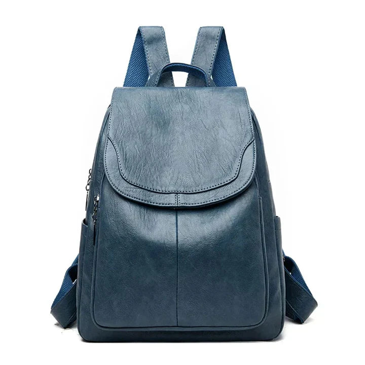 Modern damryggsäck i elegant syntetisk design för varje dag.