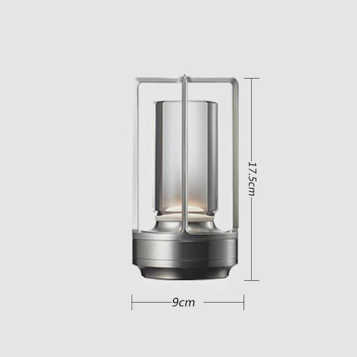 Elegant, dimbar bordslampa. Uppladdningsbar & kompakt design.