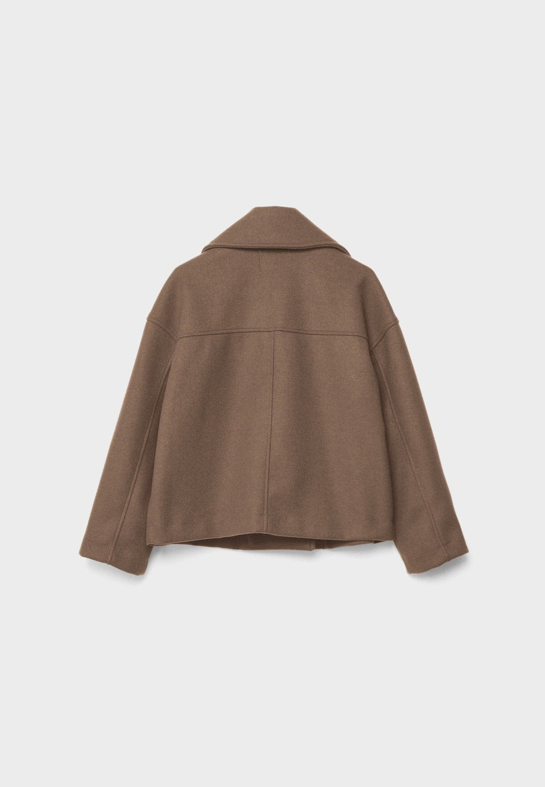 Kort damjacka, dubbelknäppt design. Stilren höstjacka, perfekt för vardagsbruk som modejacka.